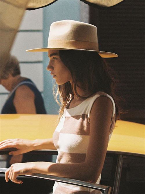 Fedora Mirage hat LACK OF COLOR | MIRAGECARAMEL